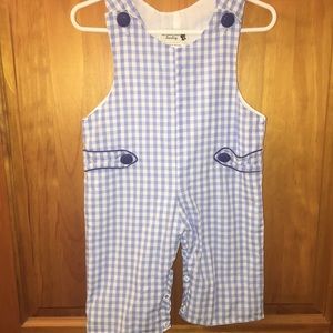 Dressie Jessie Smocking Plaid JonJon Size 9 mnths